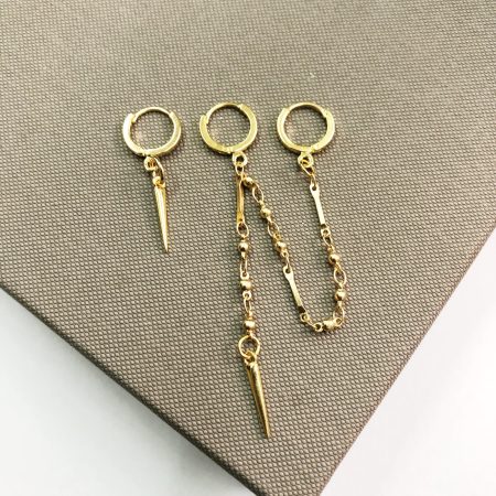 סט עגילים רוק