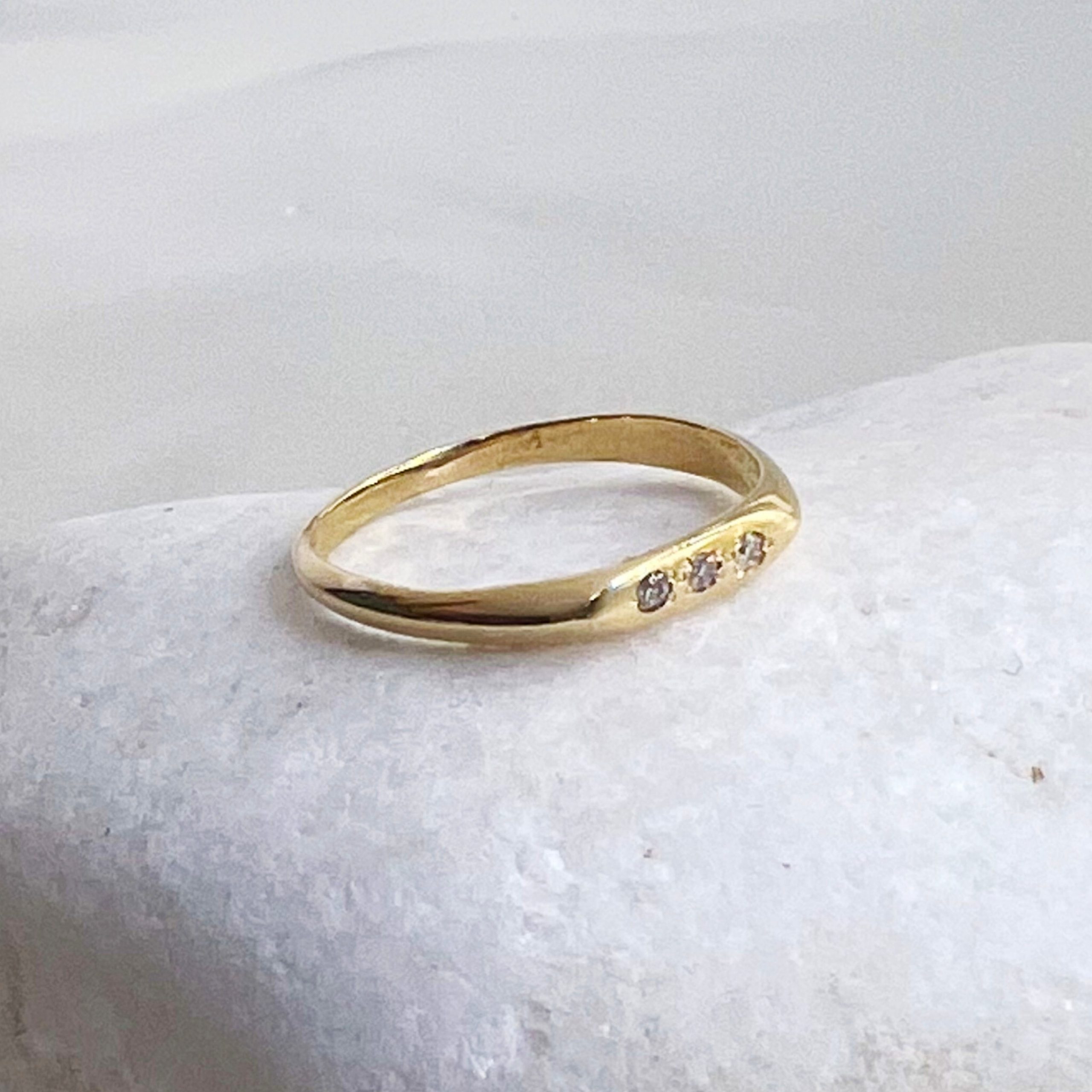 טבעת אלזה זהב 14 קראט – תמונה 5