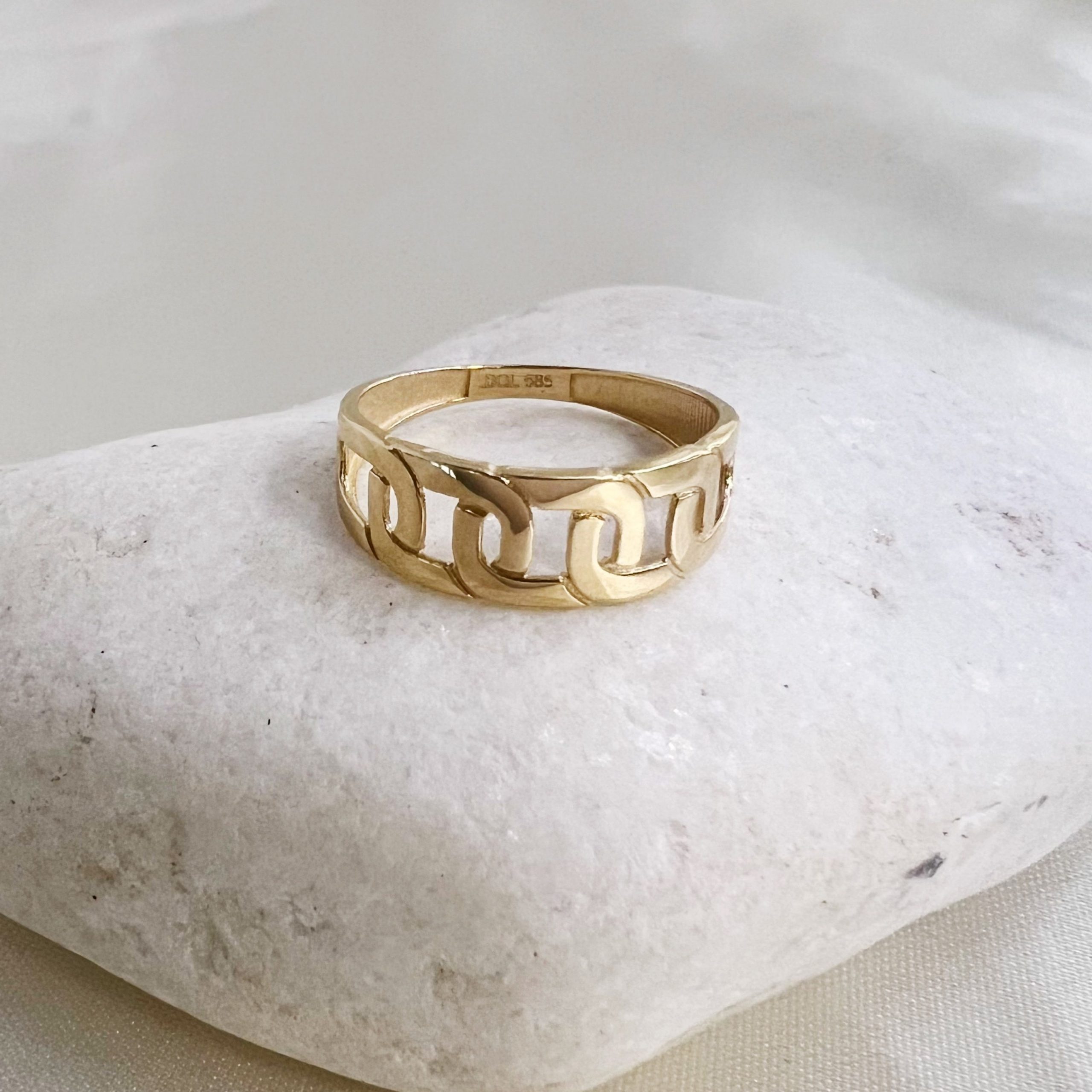 טבעת גורמט מונרו זהב 14 קראט – תמונה 4