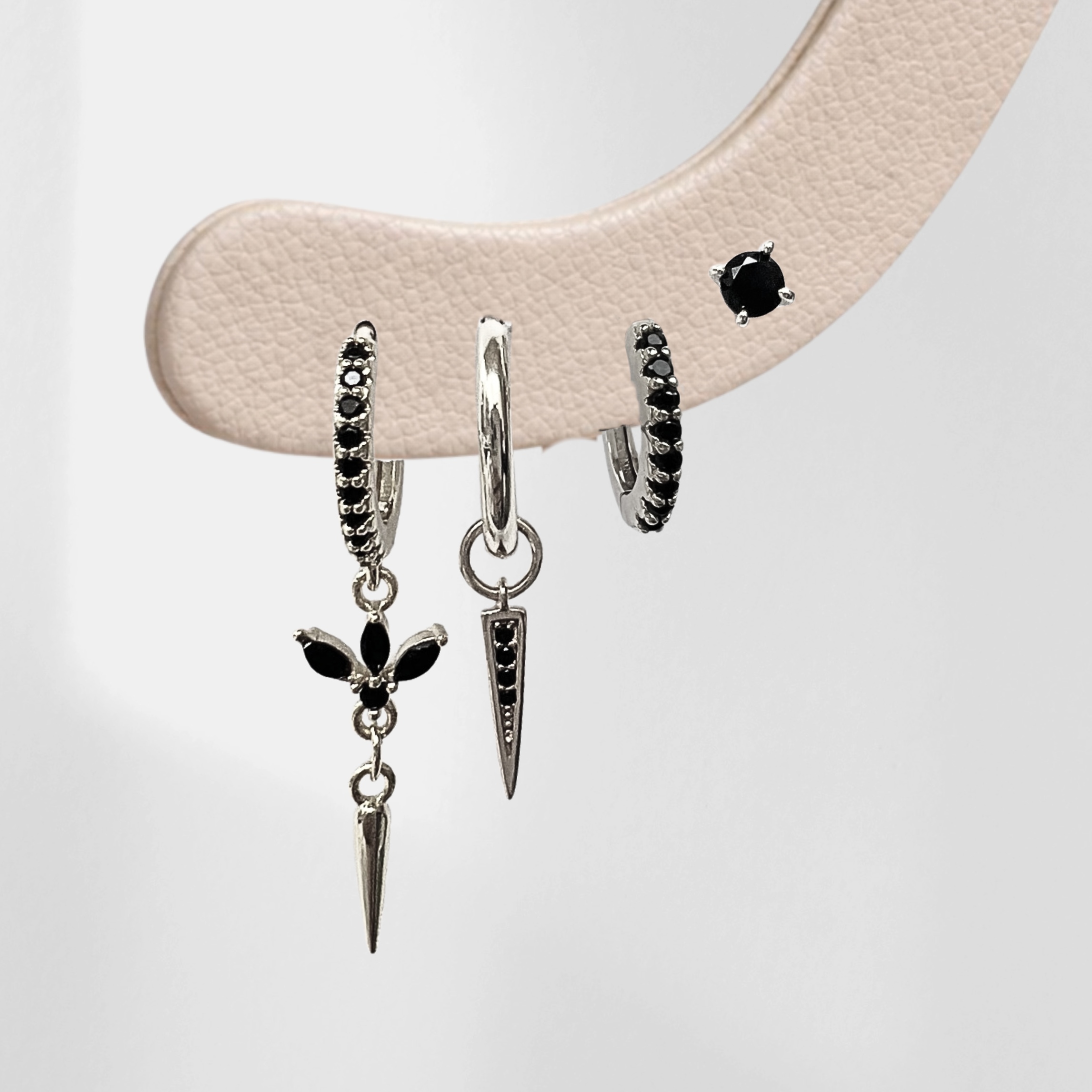 סט עגילים לוטוס דארק – תמונה 3